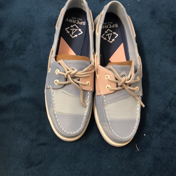Sperry 2 Eye Bio Blu/LT Pink 6.5 - Picture 8 of 17
